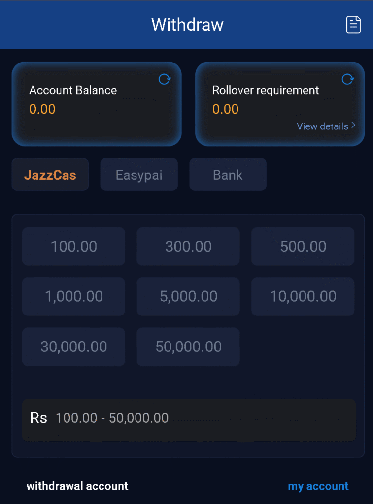 6NNN Game Withdraw