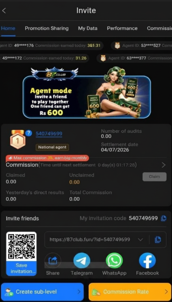 87.club Apk download